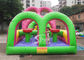 Outdoor Colorful Kids Inflatable Interactive Game With Big Double Slide