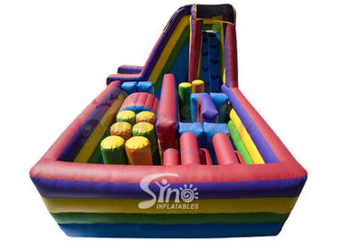 Outdoor Kids Bouncy Inflatable Obstacle Courses From China Inflatable Factory