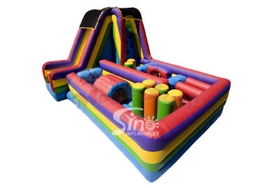 Outdoor Kids Bouncy Inflatable Obstacle Courses From China Inflatable Factory