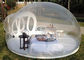 4m dome clear inflatable camping bubble tent with capsule tunnel