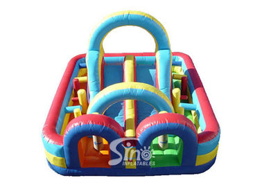 Great Fun Giant Outdoor Colorful Kids Inflatable Interactive Game For Amusement