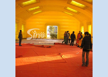 Yellow Inflatable Outdoor Tent, Giant Inflatable Dome for Opening Ceremonies