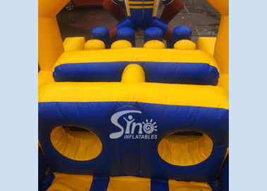 Outdoor 12 mts Long Children Brumbies Ruby Inflatable Obstacle Course Made Of Best Pvc Tarpaulin From Sino Inflatables