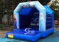 Commercial grade kids frozen bouncy castle with roof made of 610g/m2 pvc tarpaulin