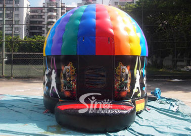 Kids N Adults Inflatable Music Disco Dome Bouncy Castle With Light Hooks On Top For Outdoor N Indoor Parties