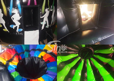 Kids N Adults Inflatable Music Disco Dome Bouncy Castle With Light Hooks On Top For Outdoor N Indoor Parties