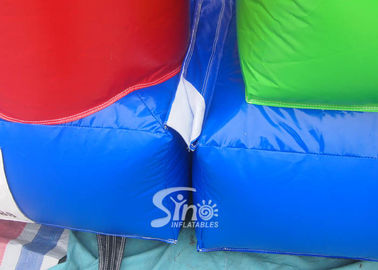 Commercial outdoor kids big inflatable combo house with slide for family n park