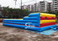 3in1 kids N adults interactive inflatable bungee run with joust poles from China inflatable factory