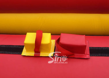 10m long kids N adults inflatable bungee run for indoor or outdoor 2 person interactives