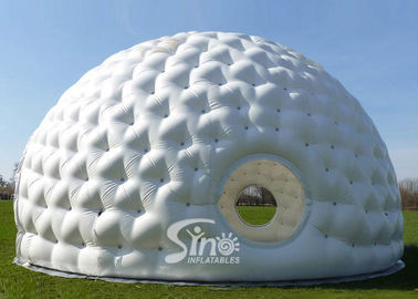 10 Meters Dia. White Big Inflatable Golf Tent With Windows On Top N Removable Door