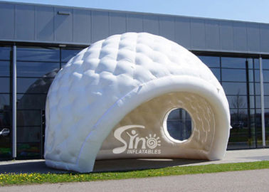 7x5m outdoor movable advertising white inflatable golf tent for trade shows or promotions