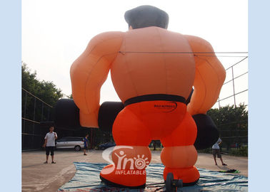 Custom made anytime fitness giant inflatable muscle man for gym outdoor promotion