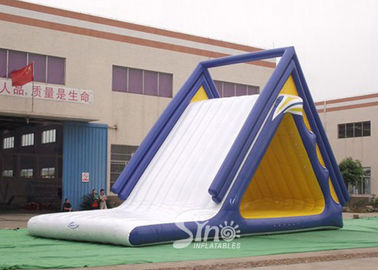 giant kids N adults inflatable floating slide for outdoor water game use in the lake