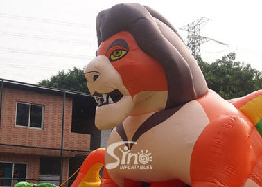 Commercial Use Outdoor Kids Super Lion Inflatable Playground For Fun