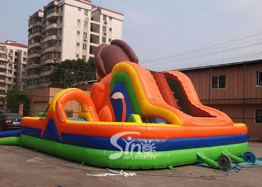 Commercial Use Outdoor Kids Super Lion Inflatable Playground For Fun