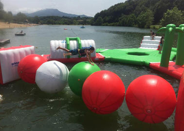 35x30m Giant Floating Island Inflatable Floating Water Park with 0.9mm Pvc Tarpaulin