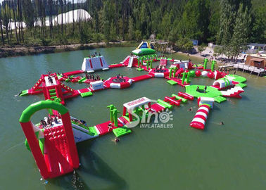 35x30m Giant Floating Island Inflatable Floating Water Park with 0.9mm Pvc Tarpaulin