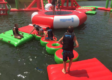 35x30m Giant Floating Island Inflatable Floating Water Park with 0.9mm Pvc Tarpaulin