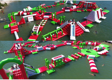 35x30m Giant Floating Island Inflatable Floating Water Park with 0.9mm Pvc Tarpaulin