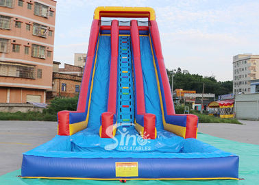 10m high giant inflatable water slide for adults made of 0.55mm pvc tarpaulin material from China inflatable factory