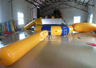 5 mts Dia. kids N adults inflatable water trampoline with springs available combined with blob, slide N log