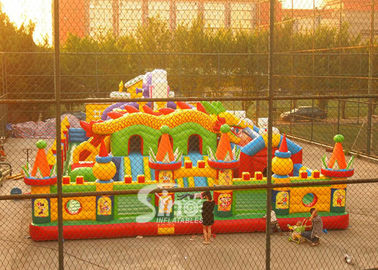 20x10m Octopus City Kids Giant Inflatable Amusement Park Made Of Lead Free Pvc Tarpaulin From China Factroy