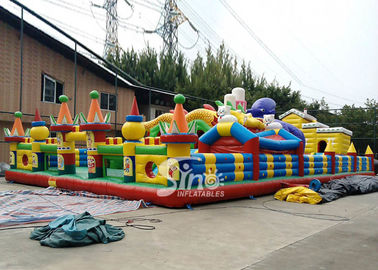 20x10m Octopus City Kids Giant Inflatable Amusement Park Made Of Lead Free Pvc Tarpaulin From China Factroy