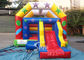 Commercial grade inflatable bouncy castle with slide for outdoor kids party