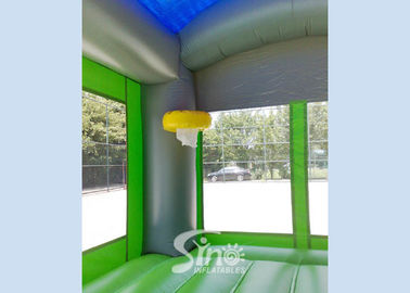 Outdoor commercial kids elephant inflatable bounce house with slide from Sino Inflatables