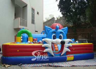 Happy cat toddler toy outdoor inflatable fun land from China Sino Inflatables