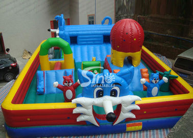 Happy cat toddler toy outdoor inflatable fun land from China Sino Inflatables