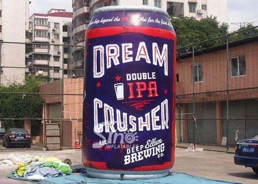 5 Mts High Big Advertising Inflatable Beer Bottle With Full Printing For Dream Crusher Beer Promotion