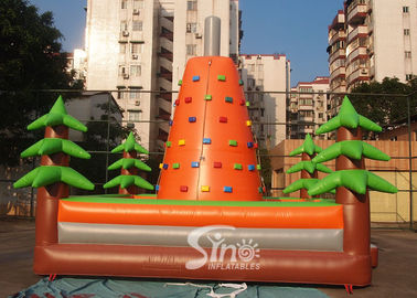 Outdoor kids inflatable rock climbing wall for inflatable sports games activities