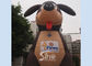 5 meters high lovely large outdoor puppy inflatable dog for advertising decoration