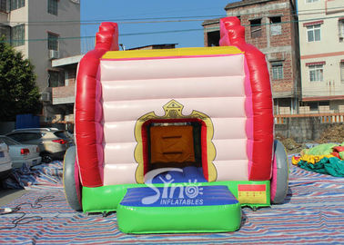 Princess carriage inflatable jumping castle slide with lead free material on sale for kids parties