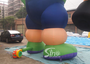 25' High Big Advertising Guy Inflatable Muscle Man For GYM Outdoor Promotion