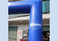 Full digital printing outdoor blue Roma advertising inflatable arch for promotion activities