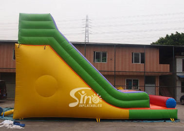 Outdoor 19'' High Rainbow Kids Inflatable Slide With Front Load Stopper For Parties