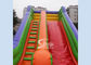Outdoor 19'' High Rainbow Kids Inflatable Slide With Front Load Stopper For Parties