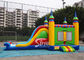 5in1 colorful commercial kids inflatable combo game with slide for outdoor from guangzhou inflatables