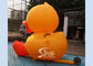 3m High Giant Inflatable Yellow Duck For Advertising On Ground For Outdoor Promotion