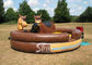 Commercial giant adults outdoor inflatable mechanical horse ride for fun