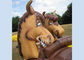 Commercial giant adults outdoor inflatable mechanical horse ride for fun