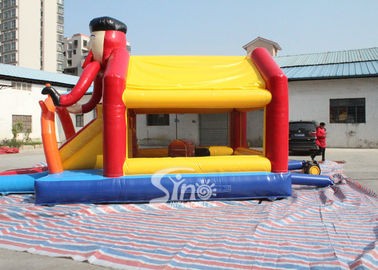 Outdoor Pirate Inflatable Bounce Slide Combo For Kids Outdoor Party Fun