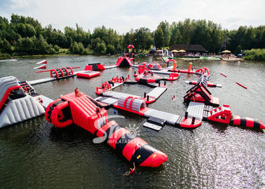 Custom Deisgn Giant Floating Island Inflatable Water Park For Inflatable Aqua Park Fun