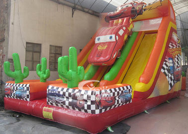 6m high kids extreme speed race inflatable car slide for kids outdoor entertainment