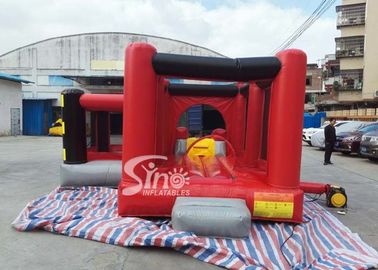 Commercial Outdoor Kids Red Combos With Slide For Amusement Park