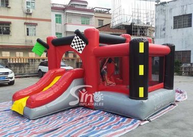 Commercial Outdoor Kids Red Combos With Slide For Amusement Park