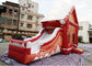 Commercial Grade Inflatable Christmas Jumping Castle With Slide For Kids And Adults