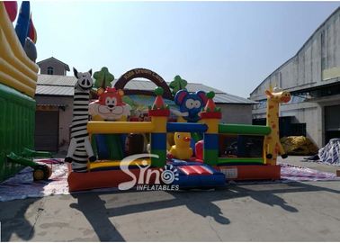 Outdoor Commercial Kids Funny Inflatable Amusement Park In  Playground